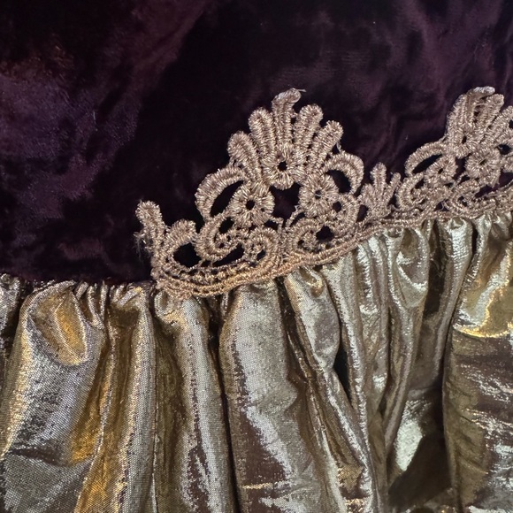 Scott McClintock Purple Red Long Sleeve Velvet Dress. Modern size medium - Picture 2 of 11